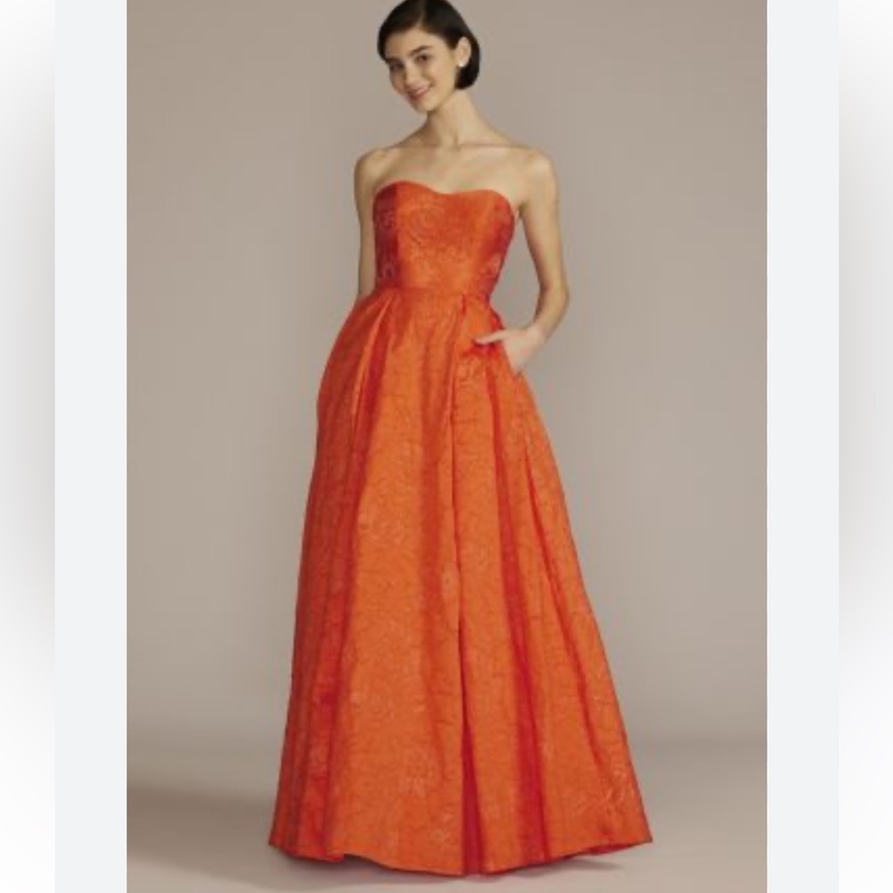 David’s Bridal prom gown